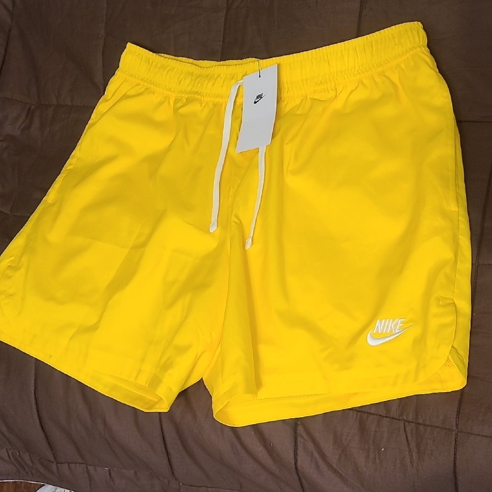 NWT: Nike Yellow Athletic Shorts